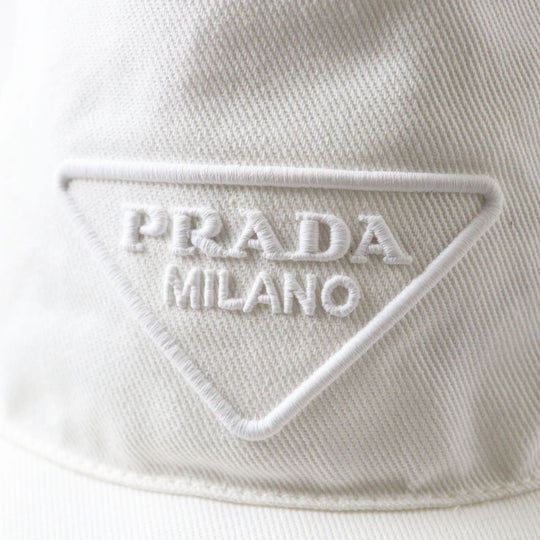 PRADA hat cotton white S
