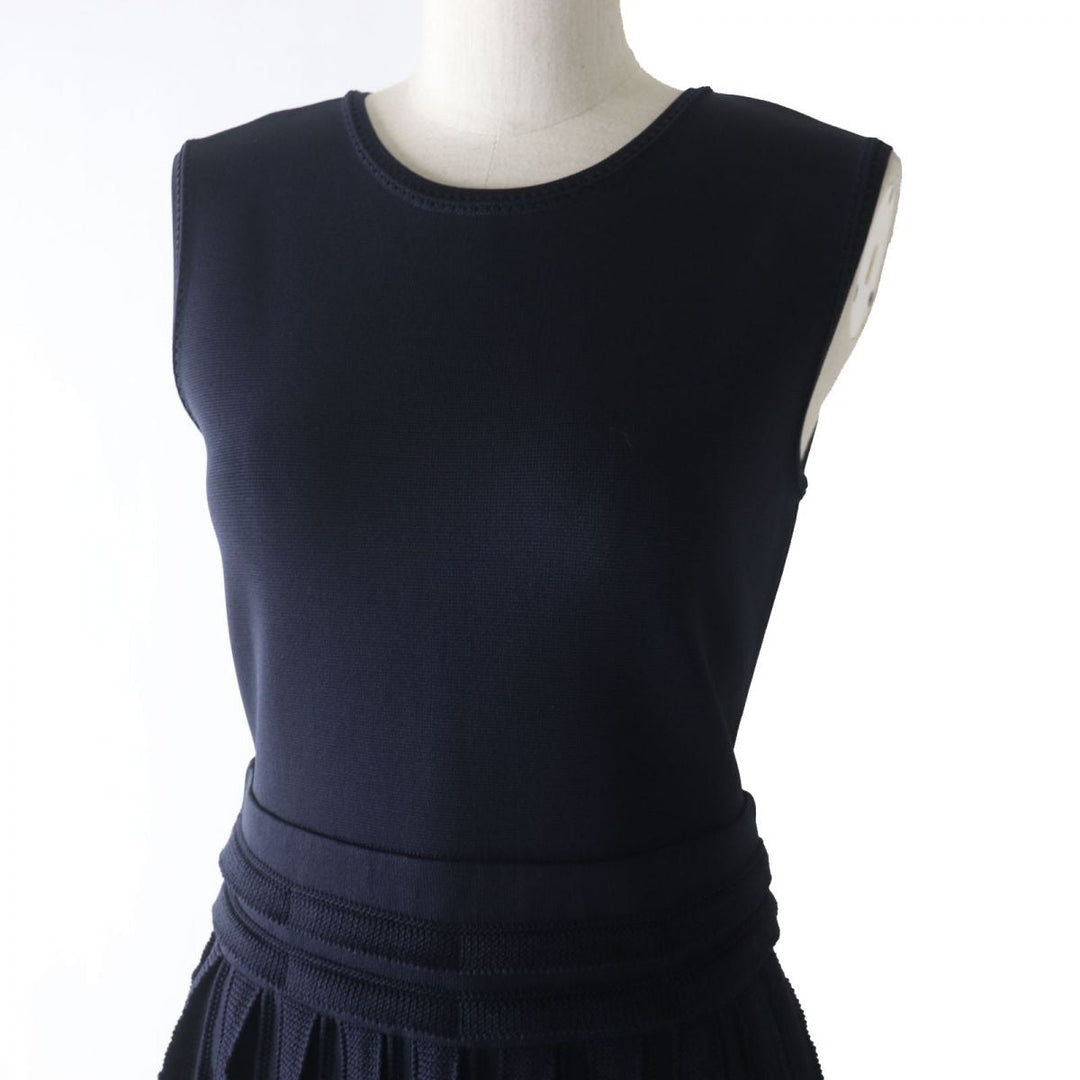 FOXEY dress acetate Dark navy 38
