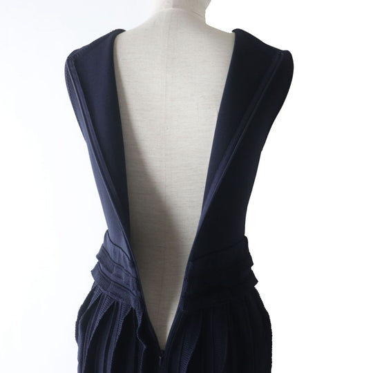 FOXEY dress acetate Dark navy 38