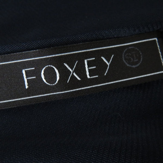 FOXEY dress acetate Dark navy 38