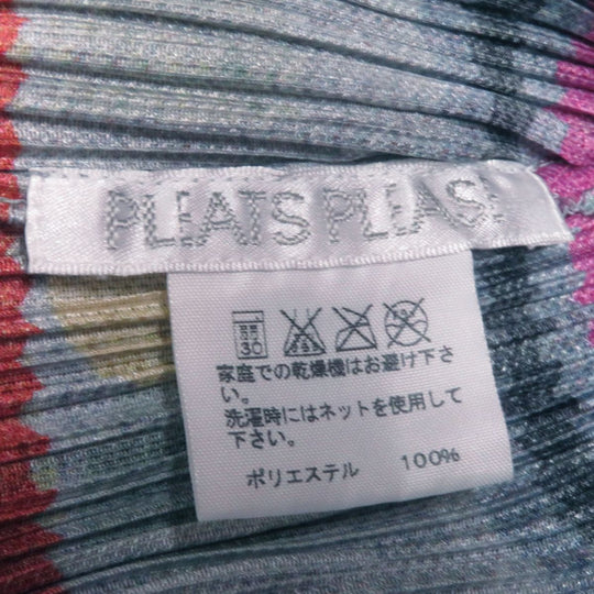 PLEATS PLEASE tops polyester Multi-Bowling Pattern 3