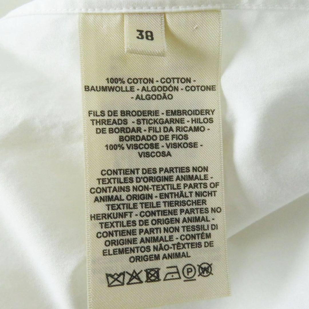 HERMES Long sleeve shirt cotton white 38