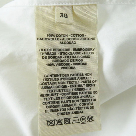 HERMES Long sleeve shirt cotton white 38