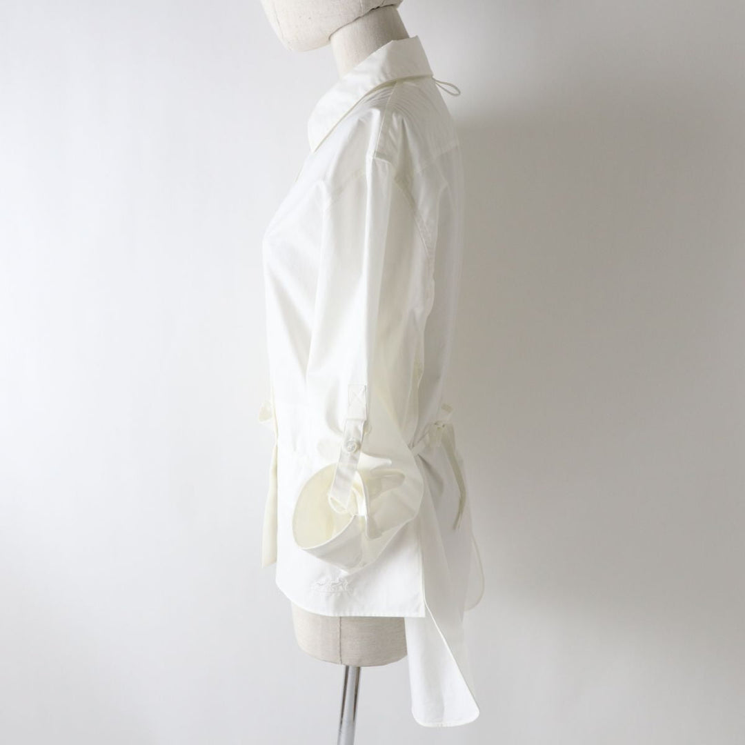 HERMES Long sleeve shirt cotton white 38