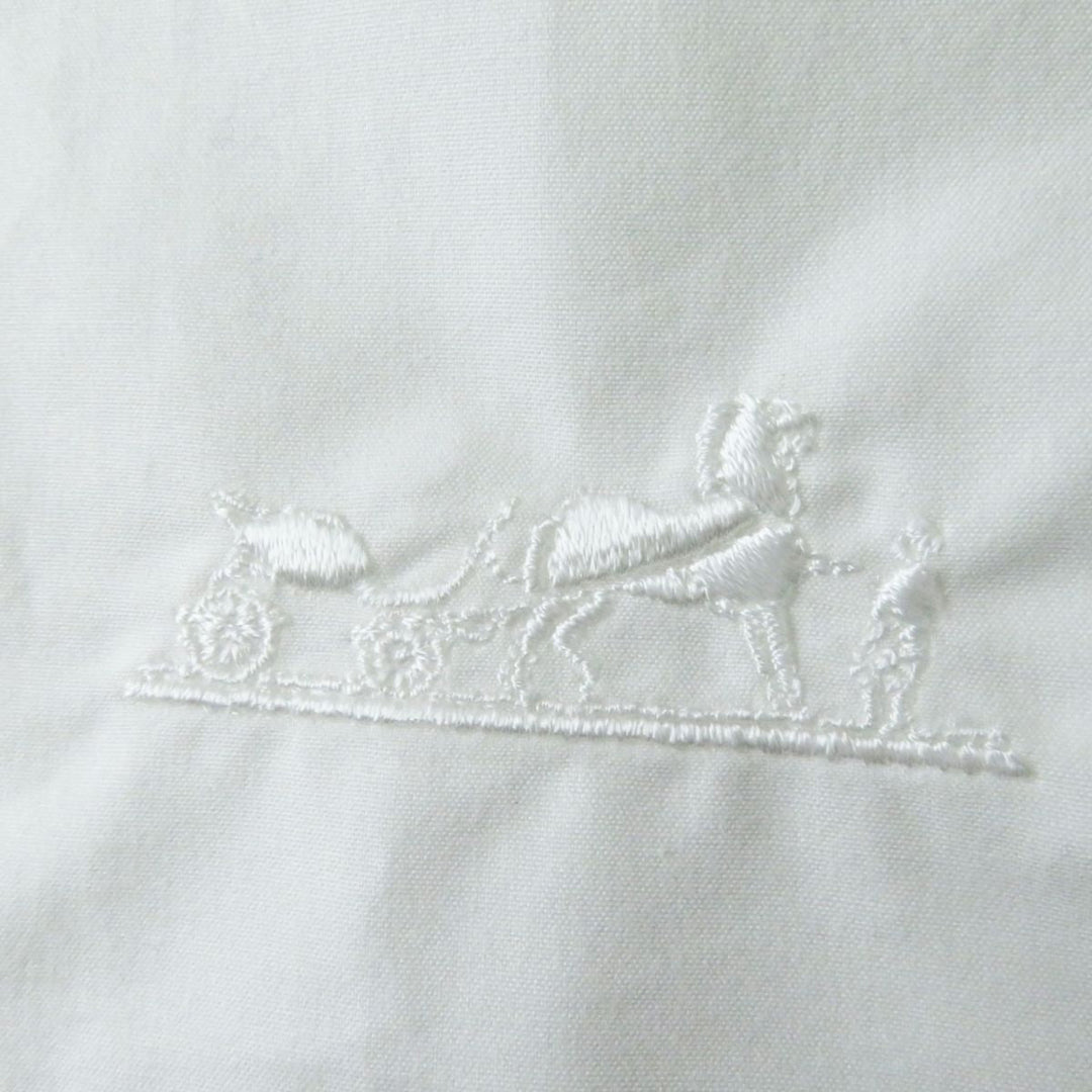 HERMES Long sleeve shirt cotton white 38