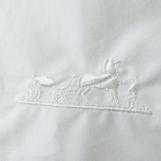 HERMES Long sleeve shirt cotton white 38