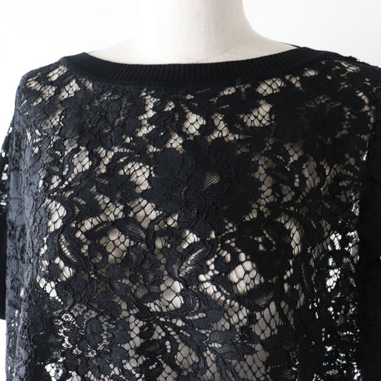 VALENTINO Cut cotton black XS
