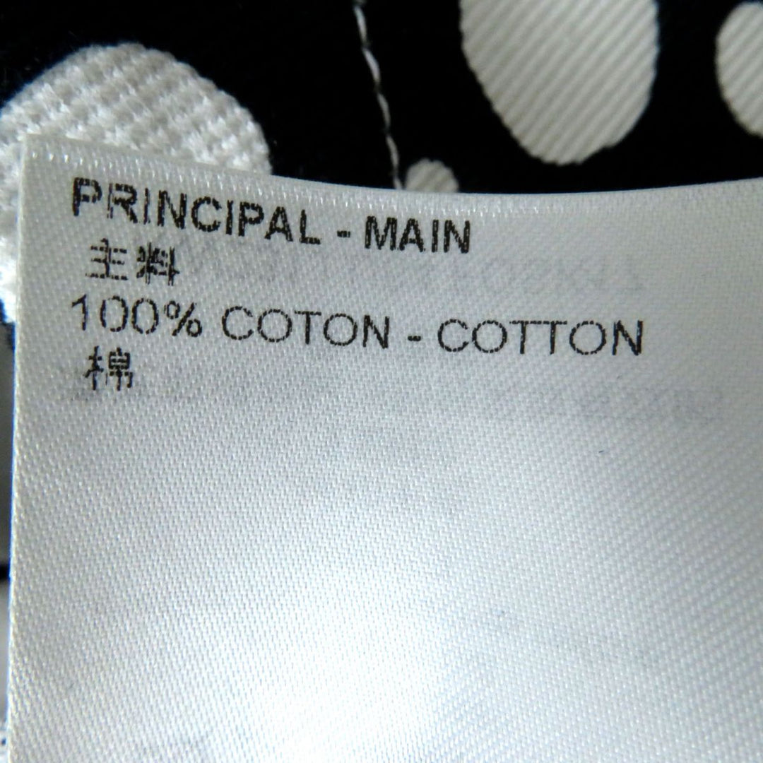 LOUIS VUITTON skirt cotton Dark navy x white<br>infinity dot 38