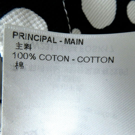 LOUIS VUITTON skirt cotton Dark navy x white<br>infinity dot 38