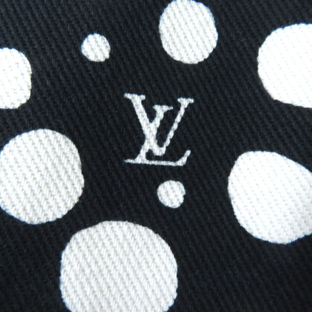LOUIS VUITTON skirt cotton Dark navy x white<br>infinity dot 38