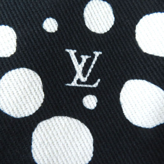 LOUIS VUITTON skirt cotton Dark navy x white<br>infinity dot 38