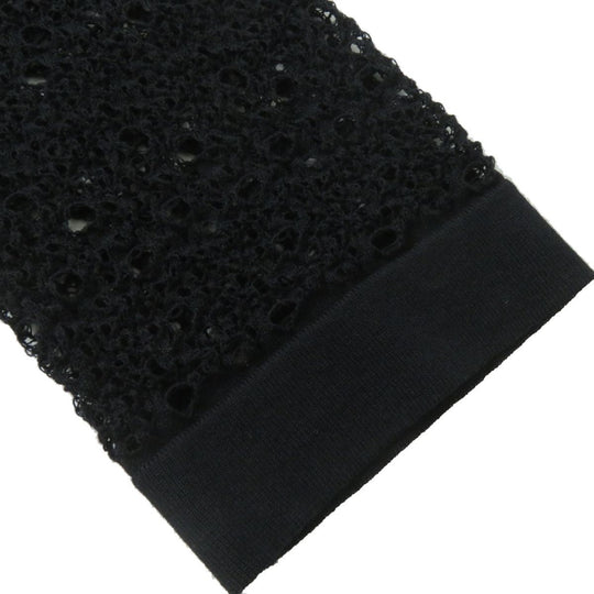 CHANEL cardigan cotton black 38