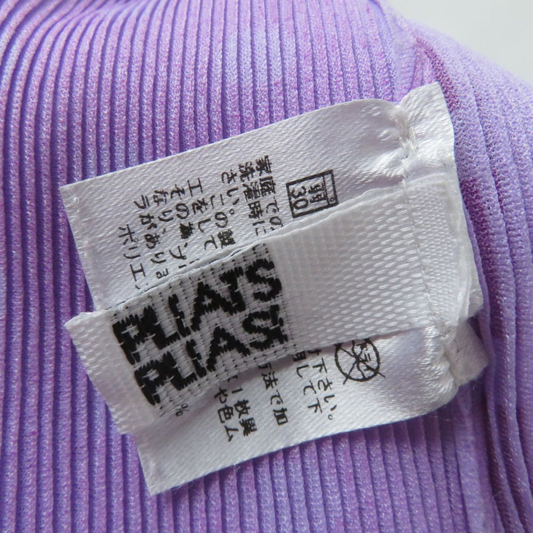PLEATS PLEASE Cut polyester Purple x Lavender Dot Pattern
