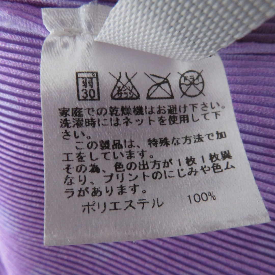 PLEATS PLEASE Cut polyester Purple x Lavender Dot Pattern