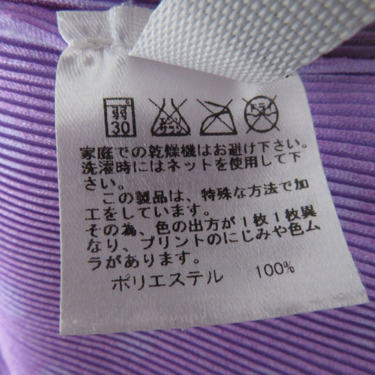 PLEATS PLEASE Cut polyester Purple x Lavender Dot Pattern