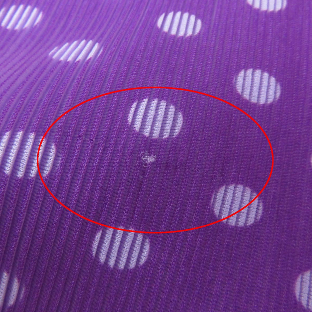 PLEATS PLEASE Cut polyester Purple x Lavender Dot Pattern
