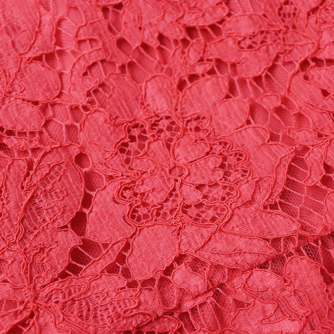VALENTINO one piece cotton Red/Vermilion 42
