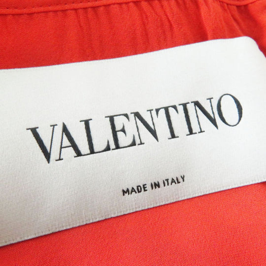 VALENTINO one piece cotton Red/Vermilion 42
