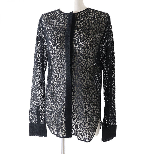 Christian Dior blouse cotton black 42
