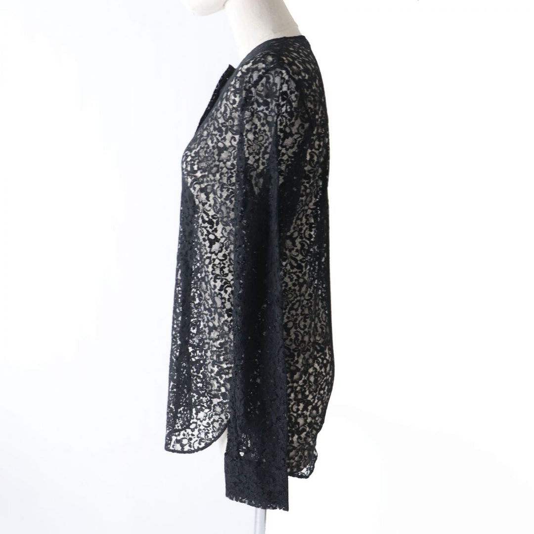 Christian Dior blouse cotton black 42