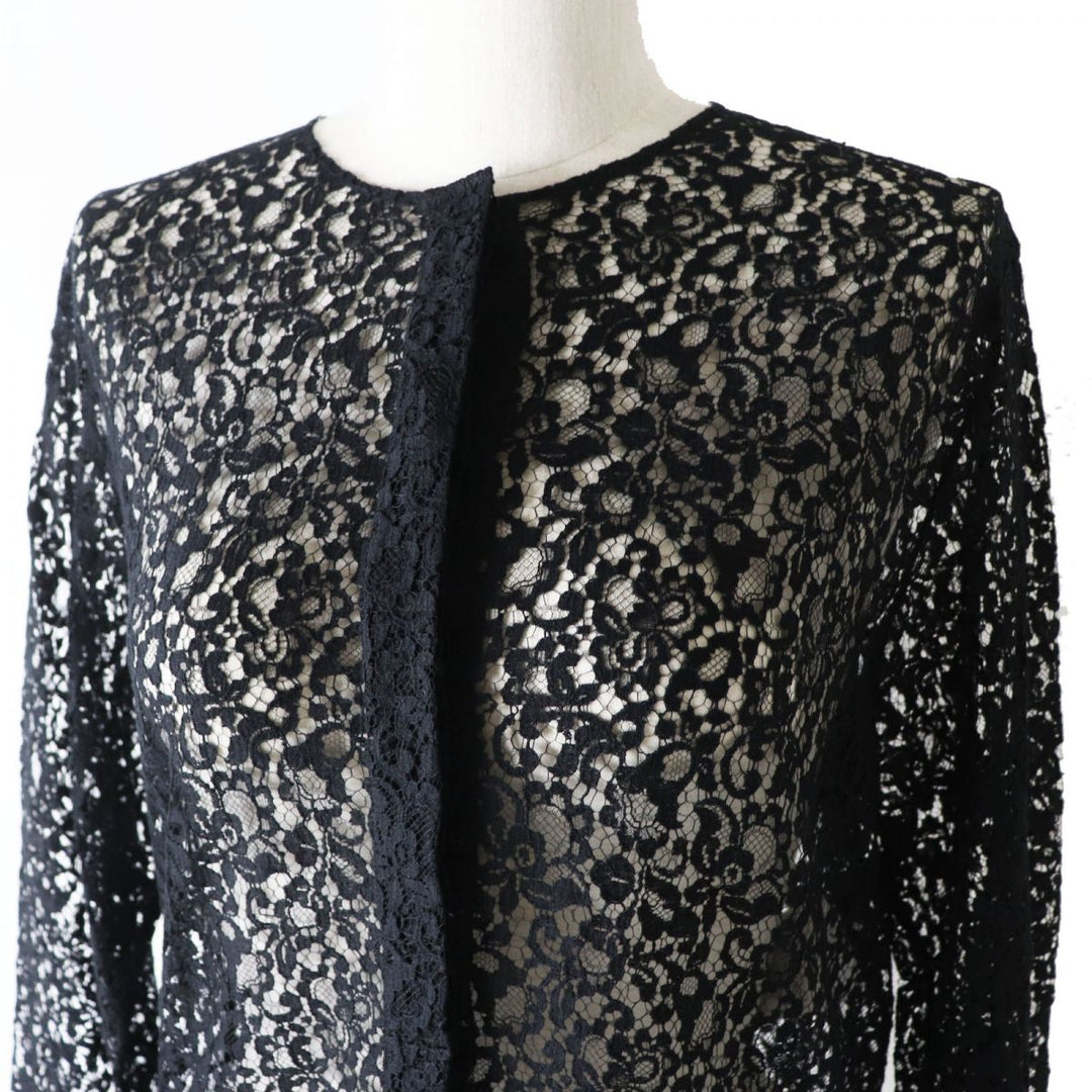 Christian Dior blouse cotton black 42