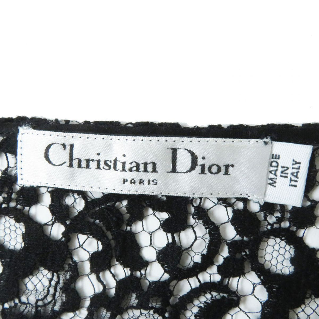 Christian Dior blouse cotton black 42