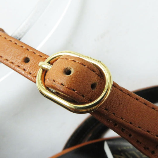 CELINE Sandals leather Camel 35.5