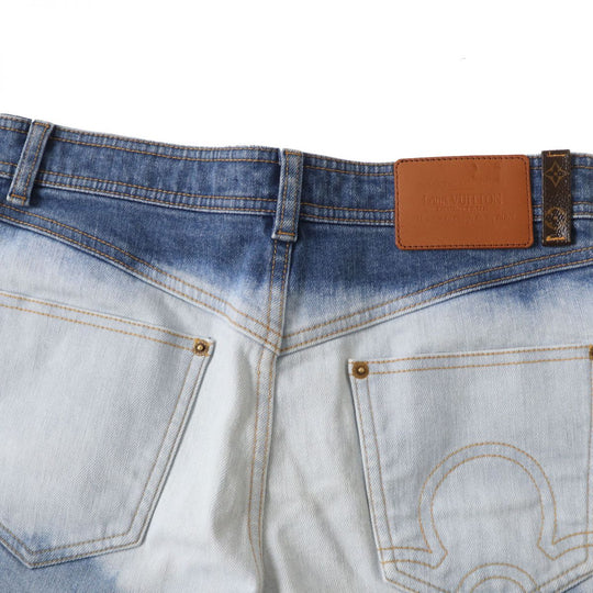 LOUIS VUITTON Shorts cotton Indigo Blue (Gradation) 38