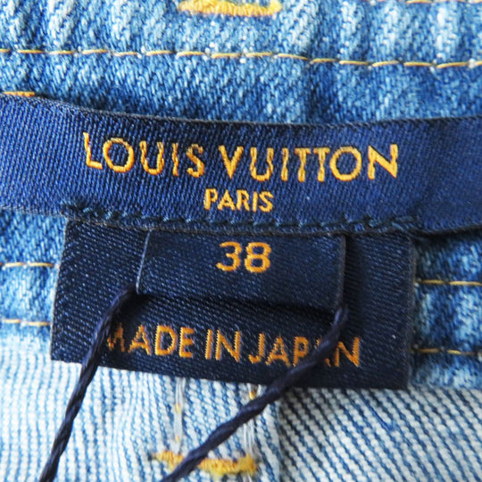 LOUIS VUITTON Shorts cotton Indigo Blue (Gradation) 38