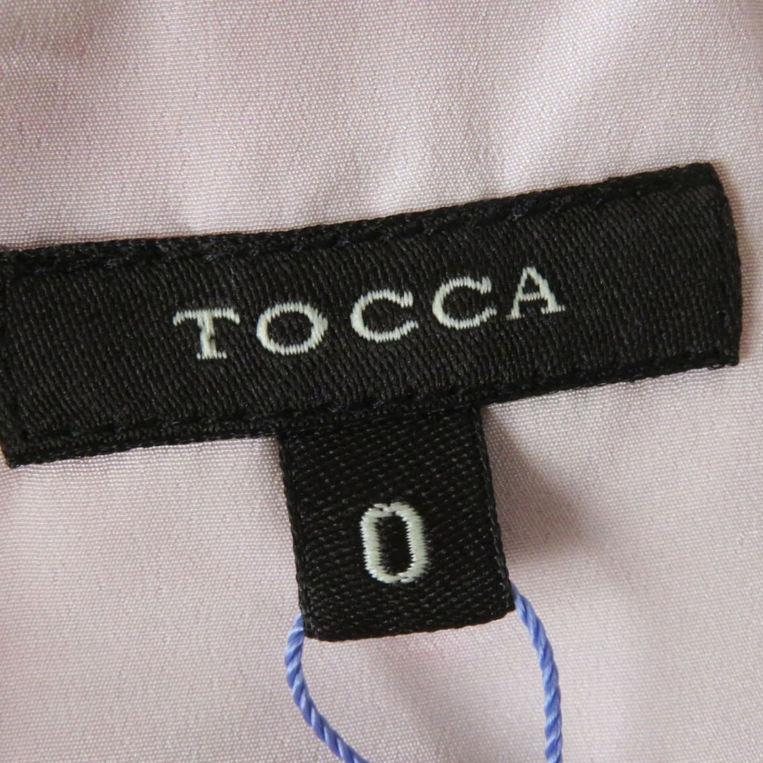TOCCA one piece polyester Pink x White x Mint Floral Embroidery