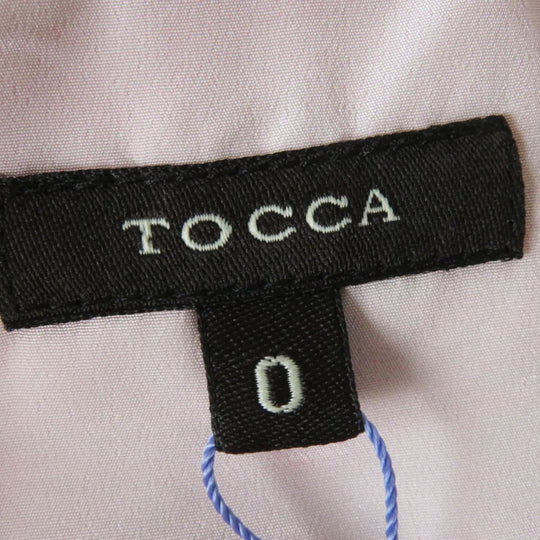 TOCCA one piece polyester Pink x White x Mint Floral Embroidery