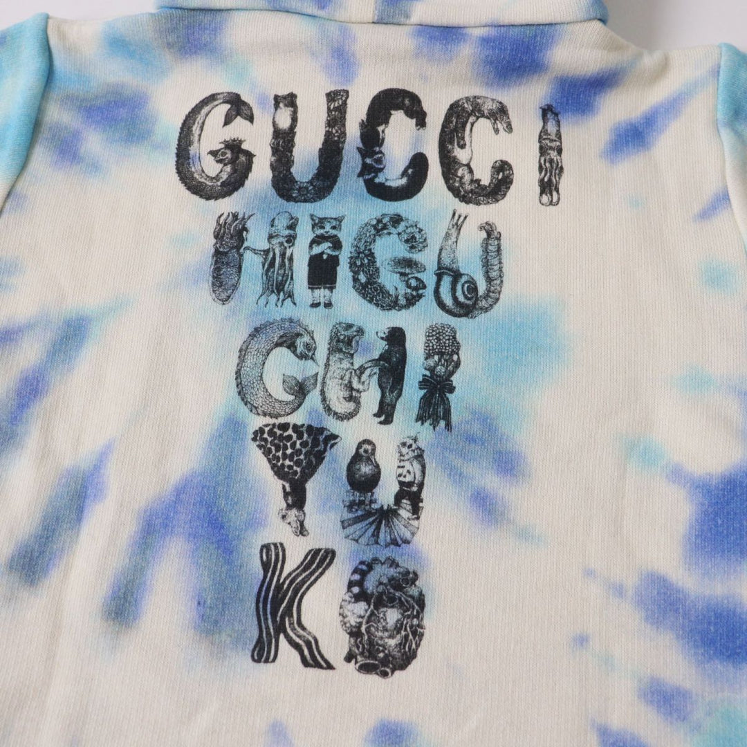 GUCCI sweat cotton White x Blue type 24