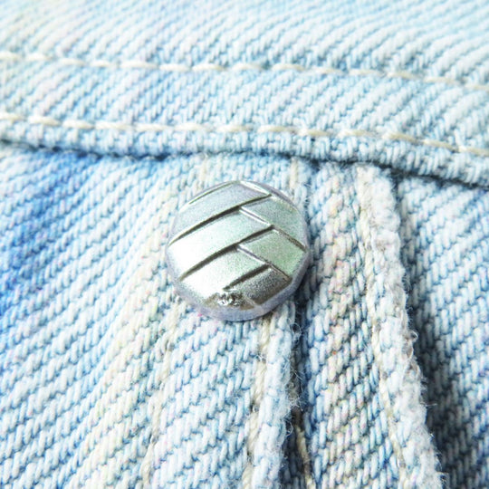 CHANEL skirt cotton Light blue x multi stripe pattern 34