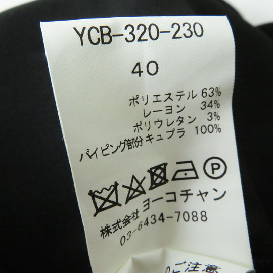 YOKO CHAN tops polyester black 40
