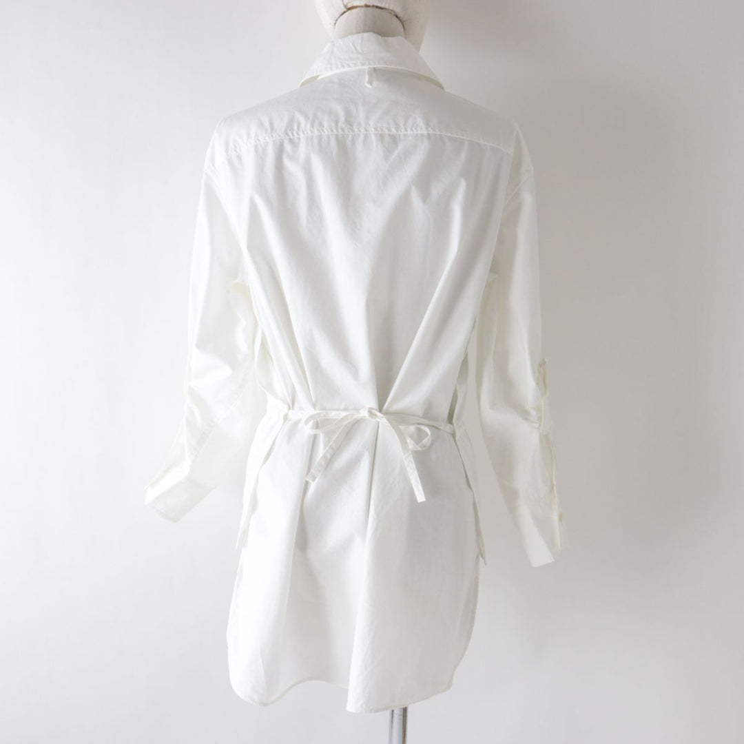 HERMES Long sleeve shirt cotton white 34
