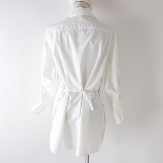HERMES Long sleeve shirt cotton white 34
