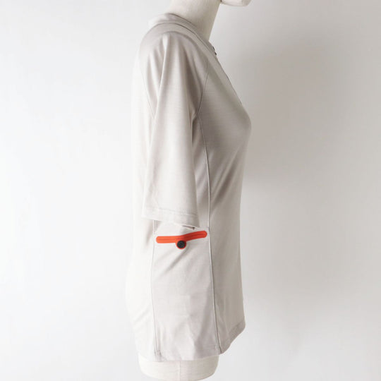 HERMES Cut wool Light gray M