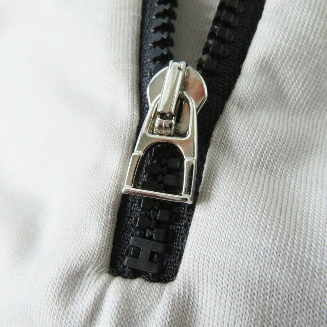 HERMES Cut wool Light gray M