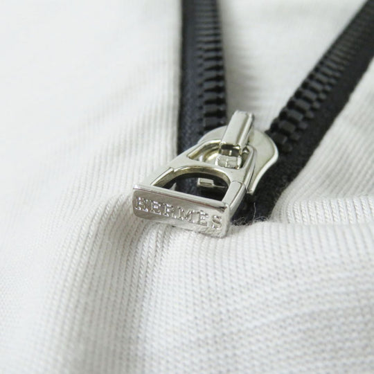 HERMES Cut wool Light gray M