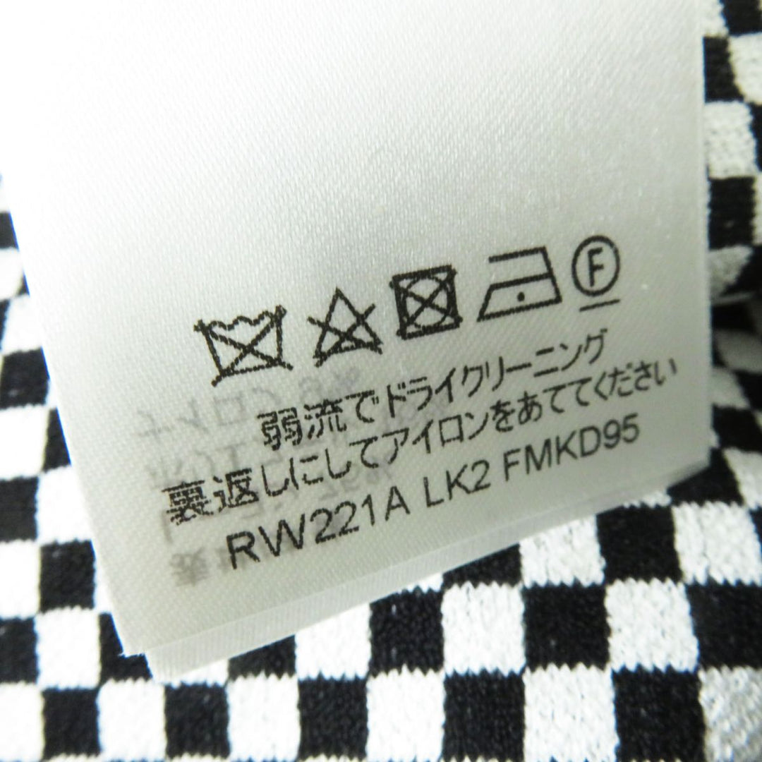 LOUIS VUITTON one piece Rayon Black x White Micro Damier XS