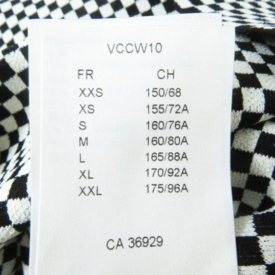 LOUIS VUITTON one piece Rayon Black x White Micro Damier XS