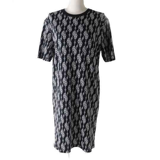 HERMES one piece cotton black CricketisPattern 38