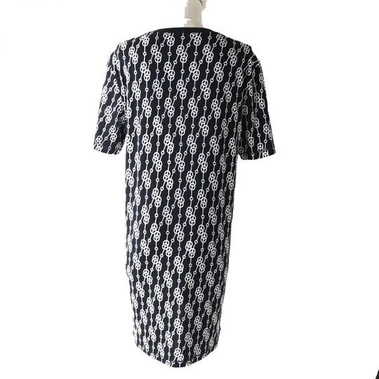 HERMES one piece cotton black CricketisPattern 38