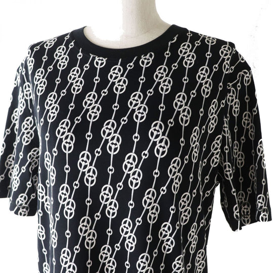 HERMES one piece cotton black CricketisPattern 38