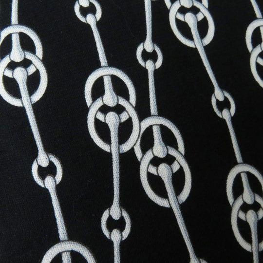 HERMES one piece cotton black CricketisPattern 38