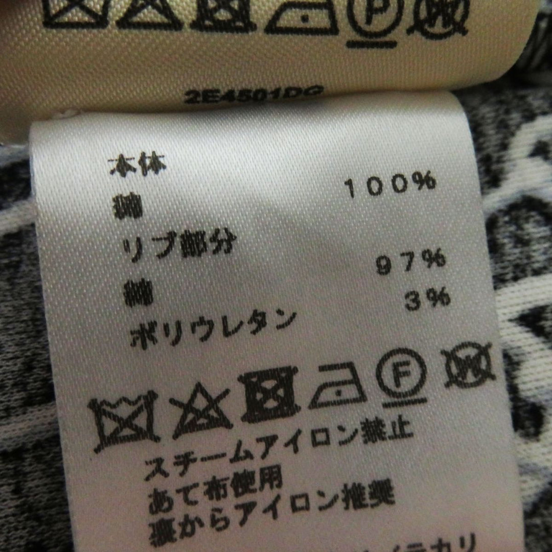 HERMES one piece cotton black CricketisPattern 38