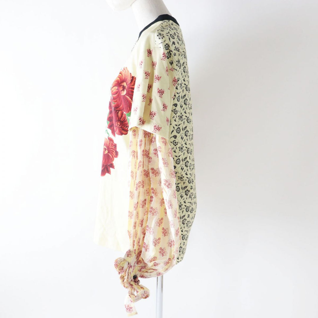 LOUIS VUITTON Cut cotton Light yellow x multi-floral S