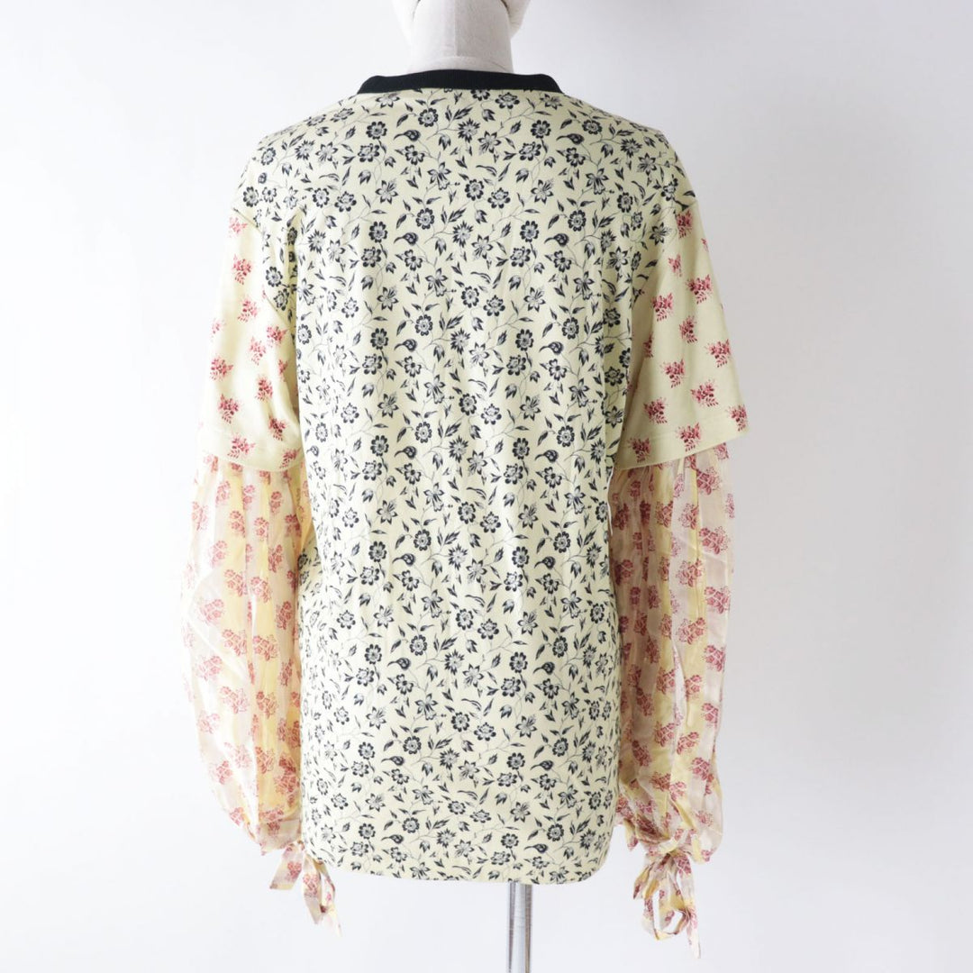 LOUIS VUITTON Cut cotton Light yellow x multi-floral S
