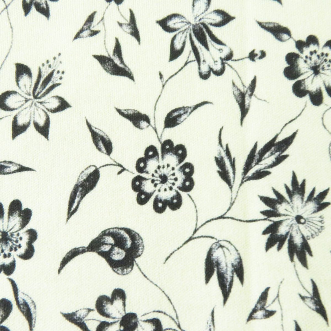 LOUIS VUITTON Cut cotton Light yellow x multi-floral S