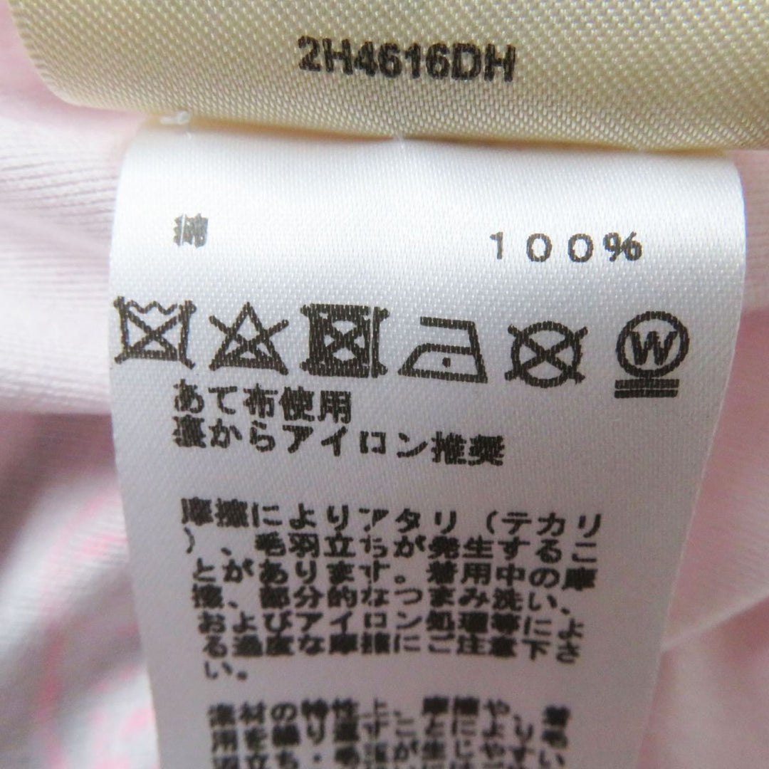 HERMES Short sleeve T-shirt cotton Neon pink 36